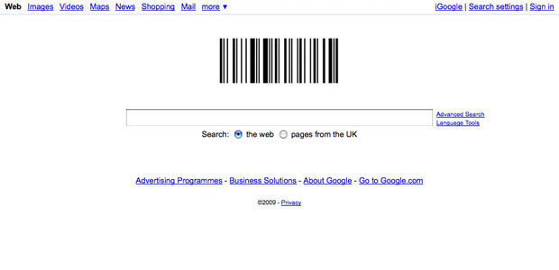 google barcode day Google celebrates Barcode Day